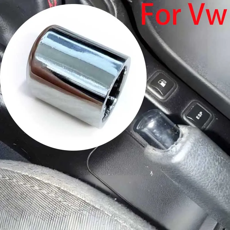 1X Acabamento Premium Cromado para Botão do Freio de Mão - Aprimore e Atualize para VW Golf 4, Bora MK4, Jetta A4, Skoda Octavia, Seat Leon, Audi A3