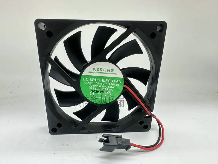 

DF0801512SEL2R DC 12V 1.8W 80x80x15mm 2-Wire 80mm Cooling Fan