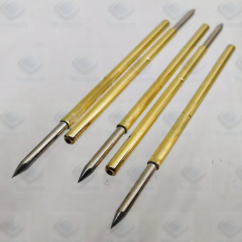 Original P100-B1 spring probe 100MIL pointed test pin 1.7mm pointed pin 1.36*33.4 fixture pin