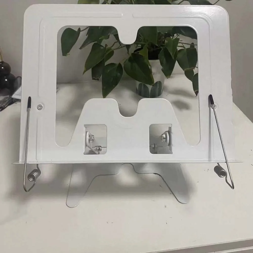 Textbook Holder Full Metal Reading Stand Rotating Foldable Book Holder Sturdy Adjustable Bookstand Desk Organizer