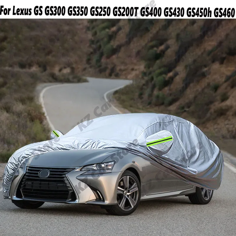 Car Cover Anti-UV Sun Shade Rain Snow Prevent Waterproof Cover For Lexus GS GS300 GS350 GS250 GS200T GS400 GS430 GS450h GS460