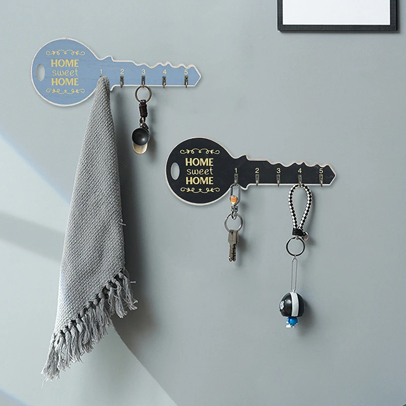 Key Holder Functional Durable Wall Hanger Popular Key Shape High Demand Wall-mounted Key Rack Unique Design Wall Hook Stylish