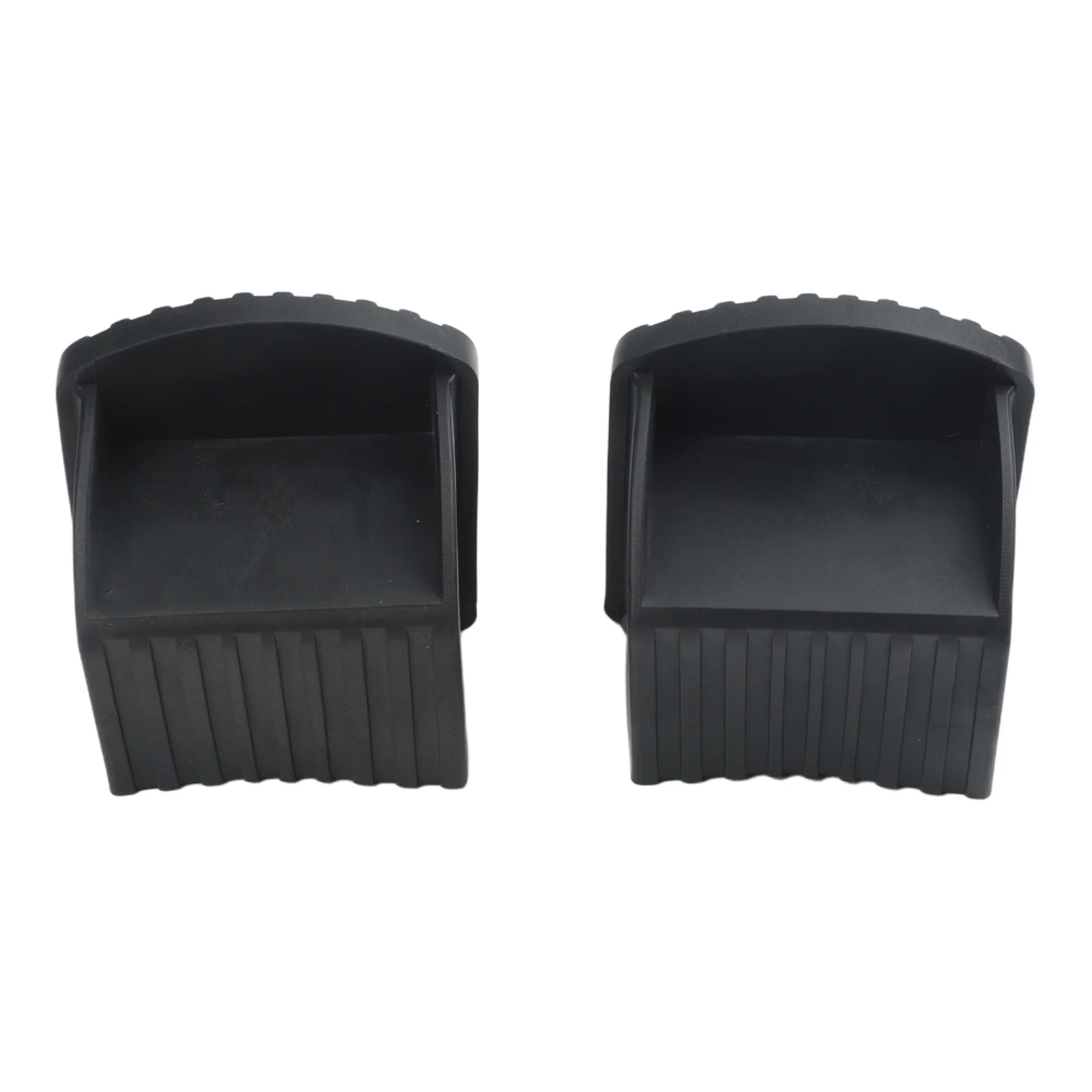 Gym Floor Protectors Fitness Equipment End Cap 70x50mm End Cap Black End Covers Extensive Use Easy Install Fitness Accessories