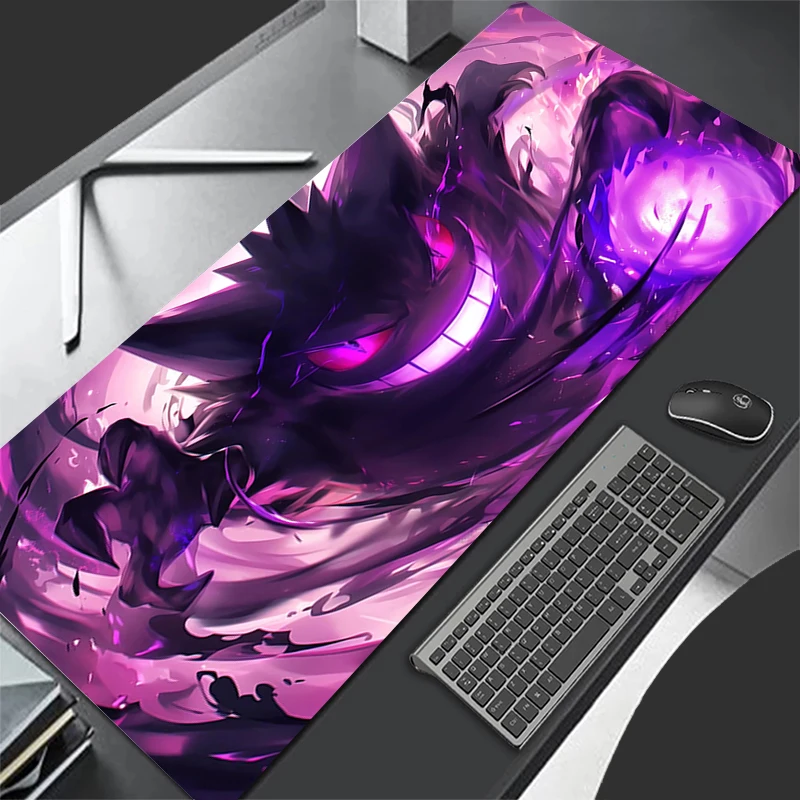 ゲーミングキーボードラグラップトップ日本アニメゲンガーマウスパッドコンピュータアクセサリーP-pokemonSデスクマウスマットPCゲーマーキャビネットマウスパッド