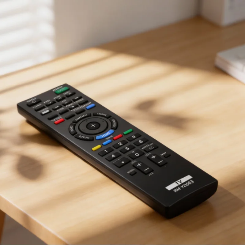 RM‑YD063 infrared replacement remote, compatible with RM‑YD040, RM‑YD028, BRAVIA‑series television controller