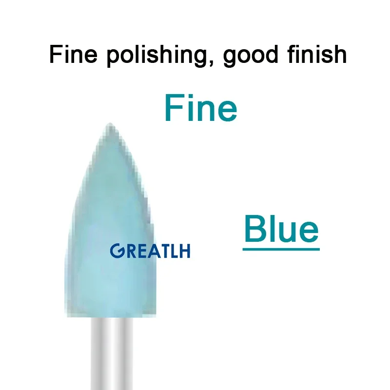 100pcs Composite Dental Silicone Polisher Ceramic Composite Teeth Polishing Tool Dental Materials