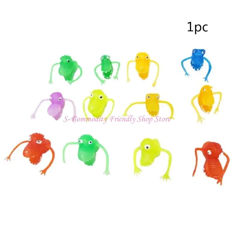 85AE Kids Finger Puppet Popular Community Activity Figurine Boy Girls Role for Play Game Props Dinosaur Decompressing