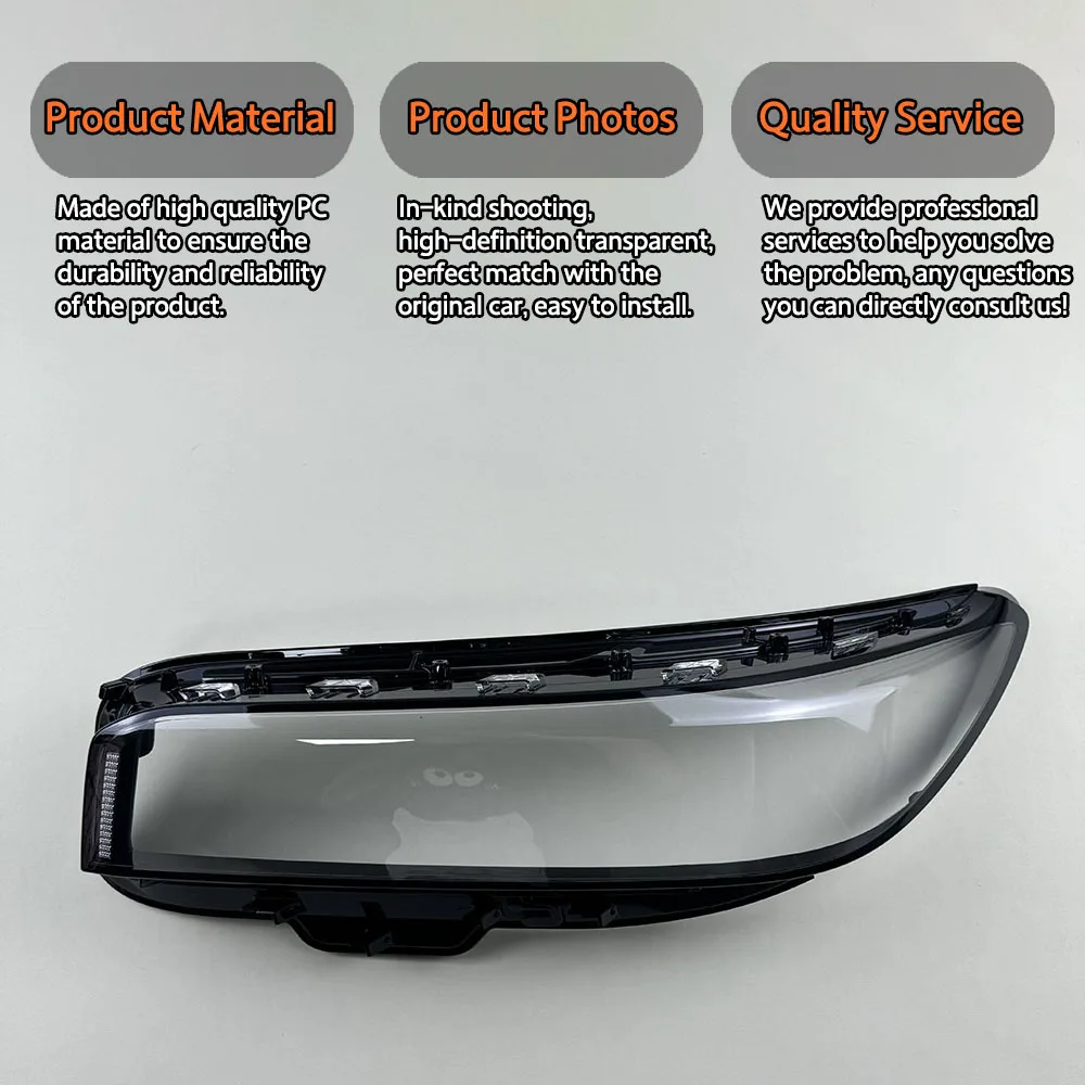 الجبهة غطاء مصباح المصباح قناع قذيفة غطاء شفاف عدسة استبدال عاكس الضوء الأصلي ل هونغ تشى HS5 2023 #2