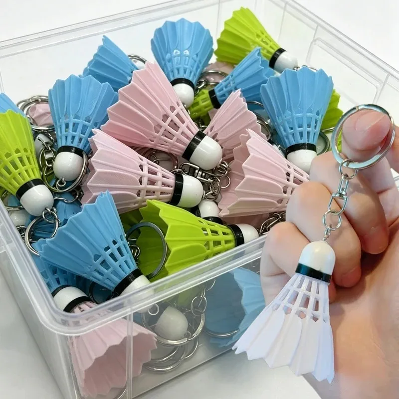 2026 New Simulation Mini Badminton Keychain Pendant