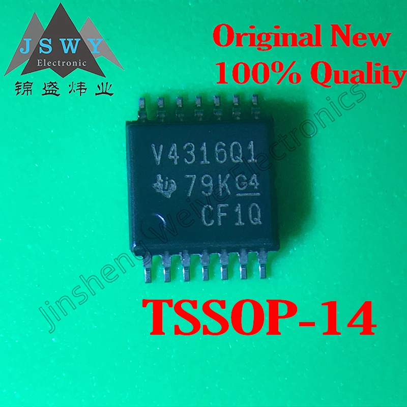 

5PCS TLV4316QPWRQ1 TLV4316QPWR V4316Q1 TSSOP14 SMD chip IC 100% brand new genuine electronic