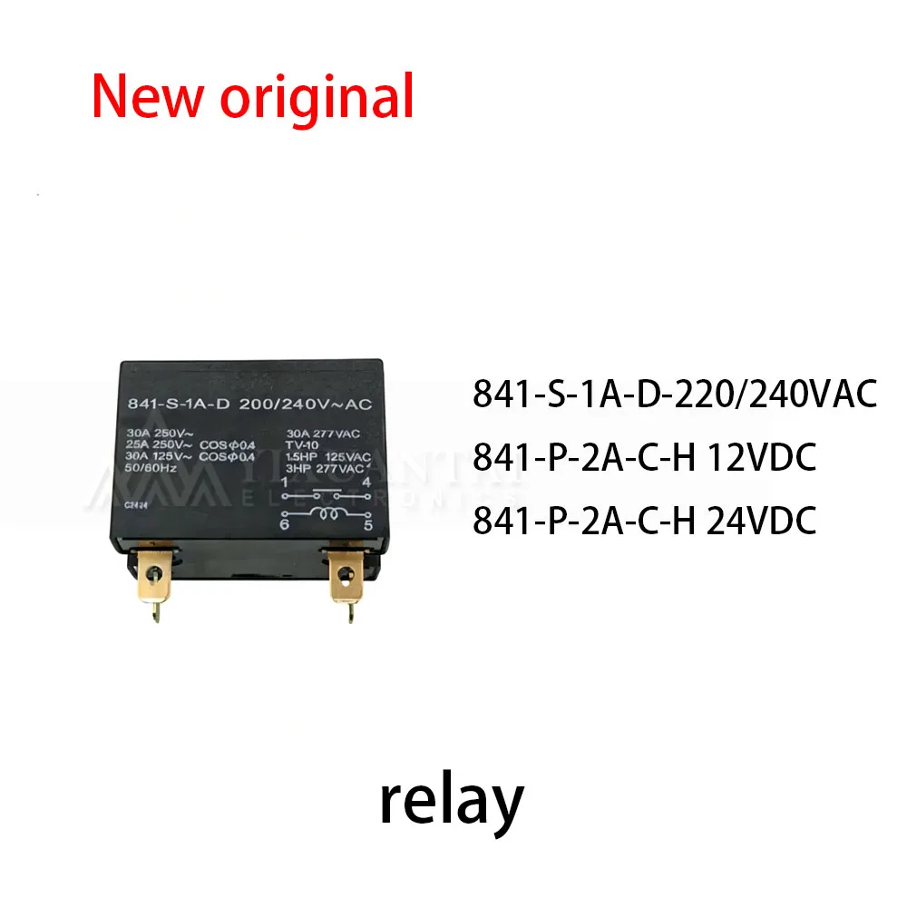 (5pcs) 100% New relay 841-S-1A-D-220/240VAC 841-P-2A-C-H 12VDC 841-P-2A-C-H 24VDC