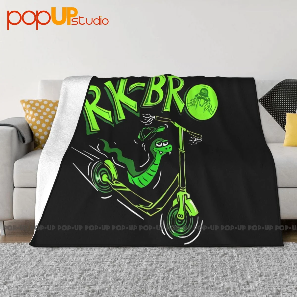 Rk Bro Scooter Blanket Sheet Fashion Nap Blanket Faux Fur Throw Family Expenses