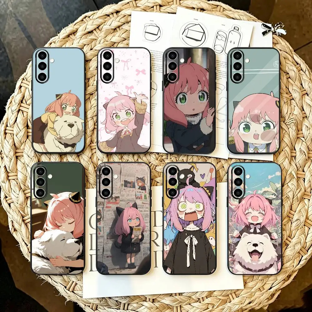 Anya Forger Phone Case For Samsung Galaxy A55 A35 A15 A54 A24 4G A14 A53 A33 A23 5G A52s A42 A32 A71 A51 A21s A50 A30