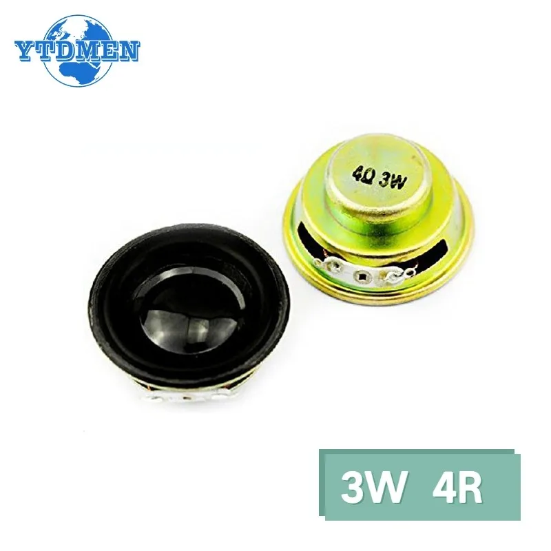 1/2pcs 3W 4R Speaker Horn Diameter 40MM 3 Watt 4 Ohm Mini Speakers Amplifier Rubber Gasket Loudspeaker Trumpet