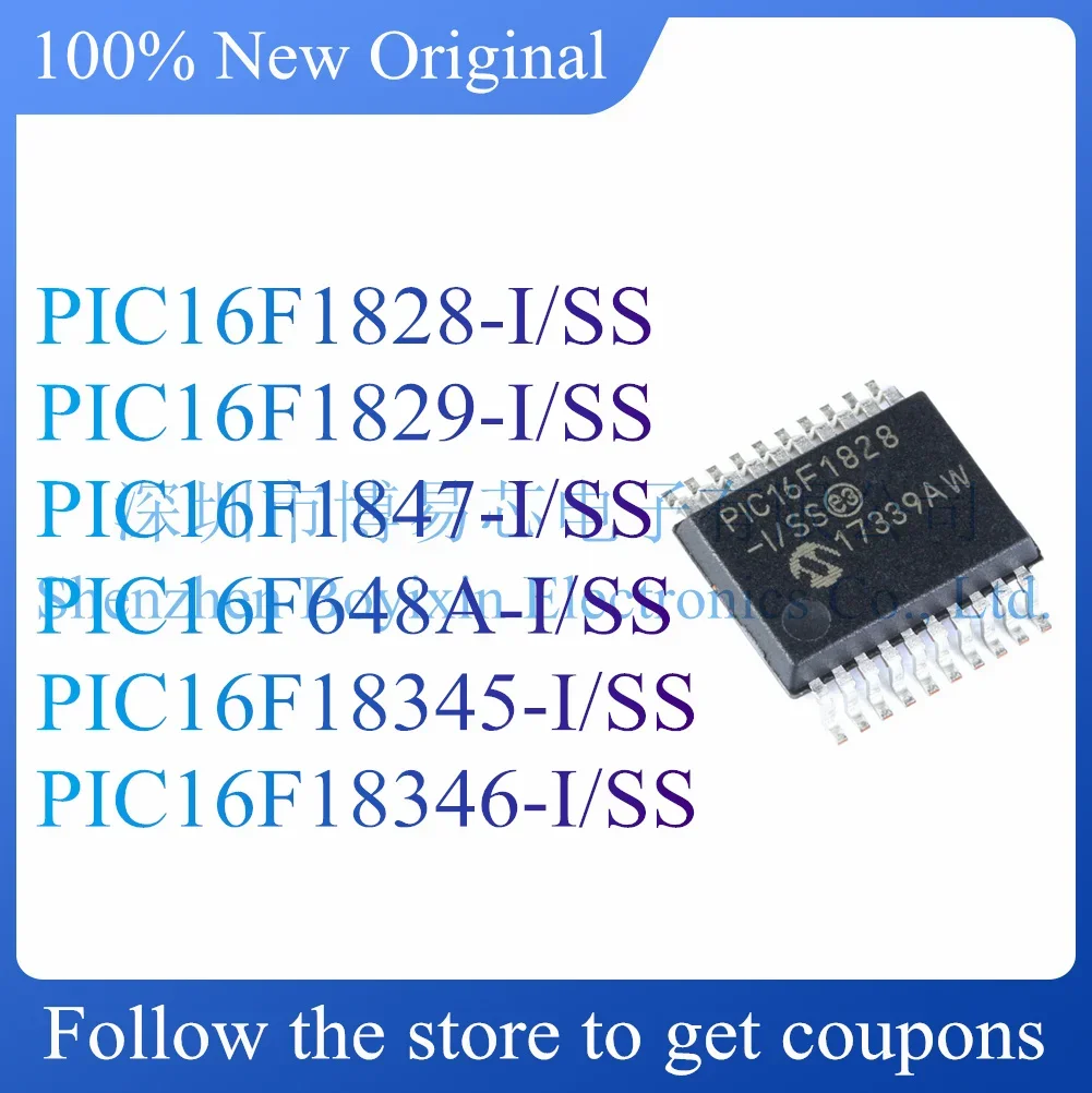 

NEW PIC16F1828 PIC16F1829 PIC16F1847 PIC16F648A PIC16F18345 PIC16F18346-I/SS Original genuine