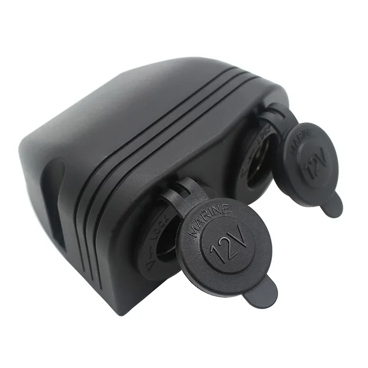 5Pcs car center console double hole cigarette lighter female seat GPS voltage socket, car USB socket modification