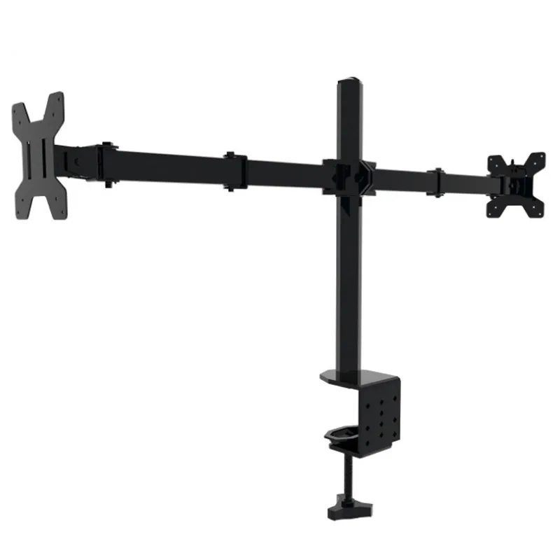 Monitor Base Stand Free Standing Desktop Height Adjustable Dual Cross Border Swivel