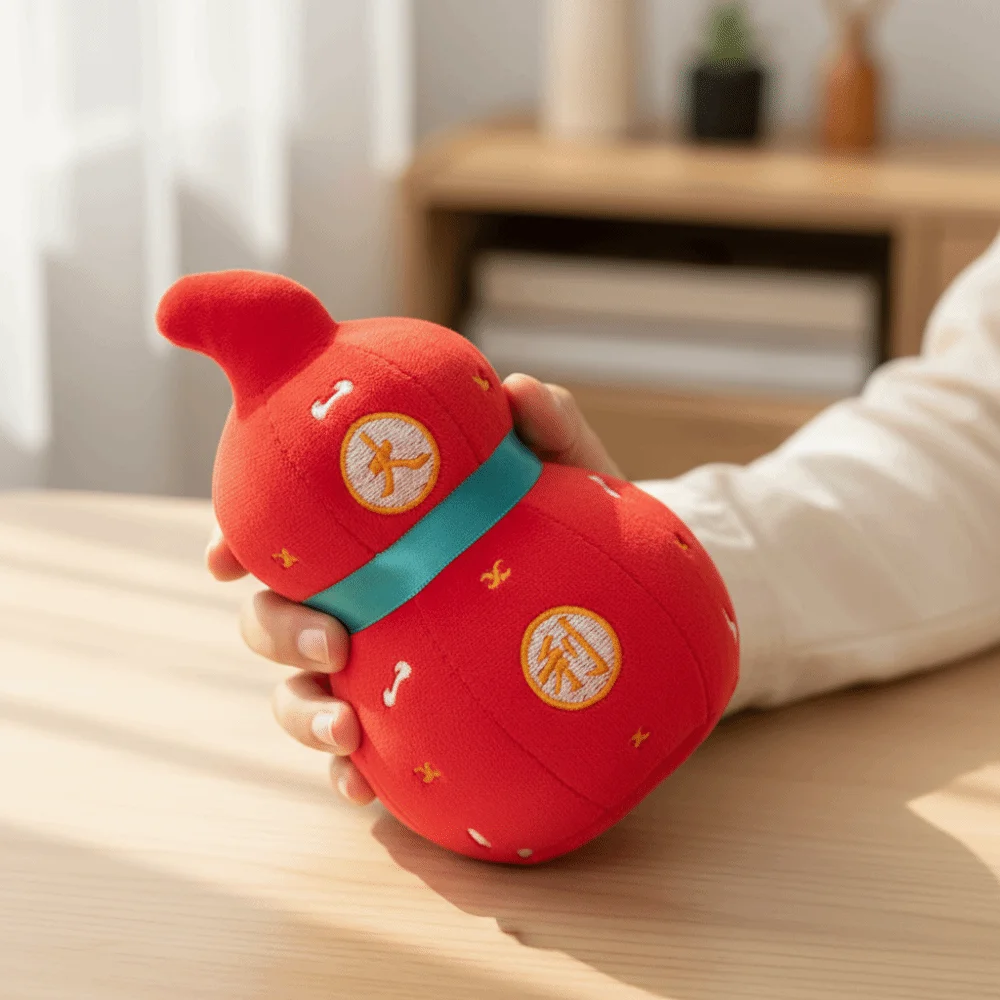 พวงกุญแจตุ๊กตาฟักทองแดง คอลเลคชั่นเครื่องประดับตุ๊กตาฟักทอง พวงกุญแจตุ๊กตาฟักทองการ์ตูนขนฟู ของตกแต่งพวงกุญแจรถยนต์