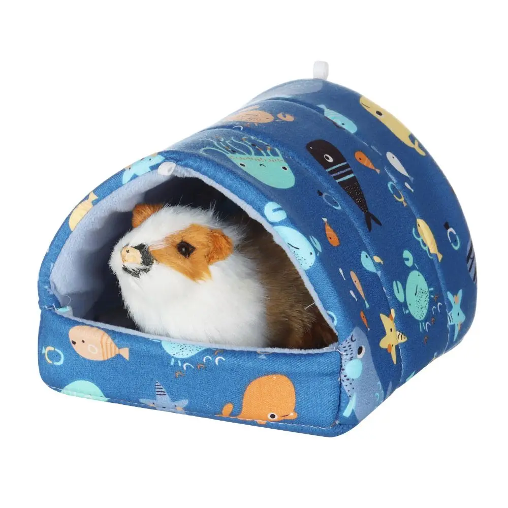 Colorful Comfortable Rabbit Squirrel Winter Small Animal Sleeping Bed Hamster House Guinea Pig Nest Warm Soft Mat