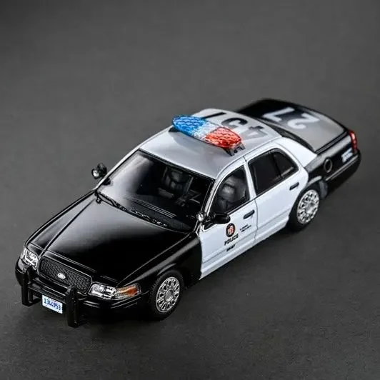 1:64 Victoria Crown American Police Car Ford CV Alloy Model Car Collection Simulation Car Model