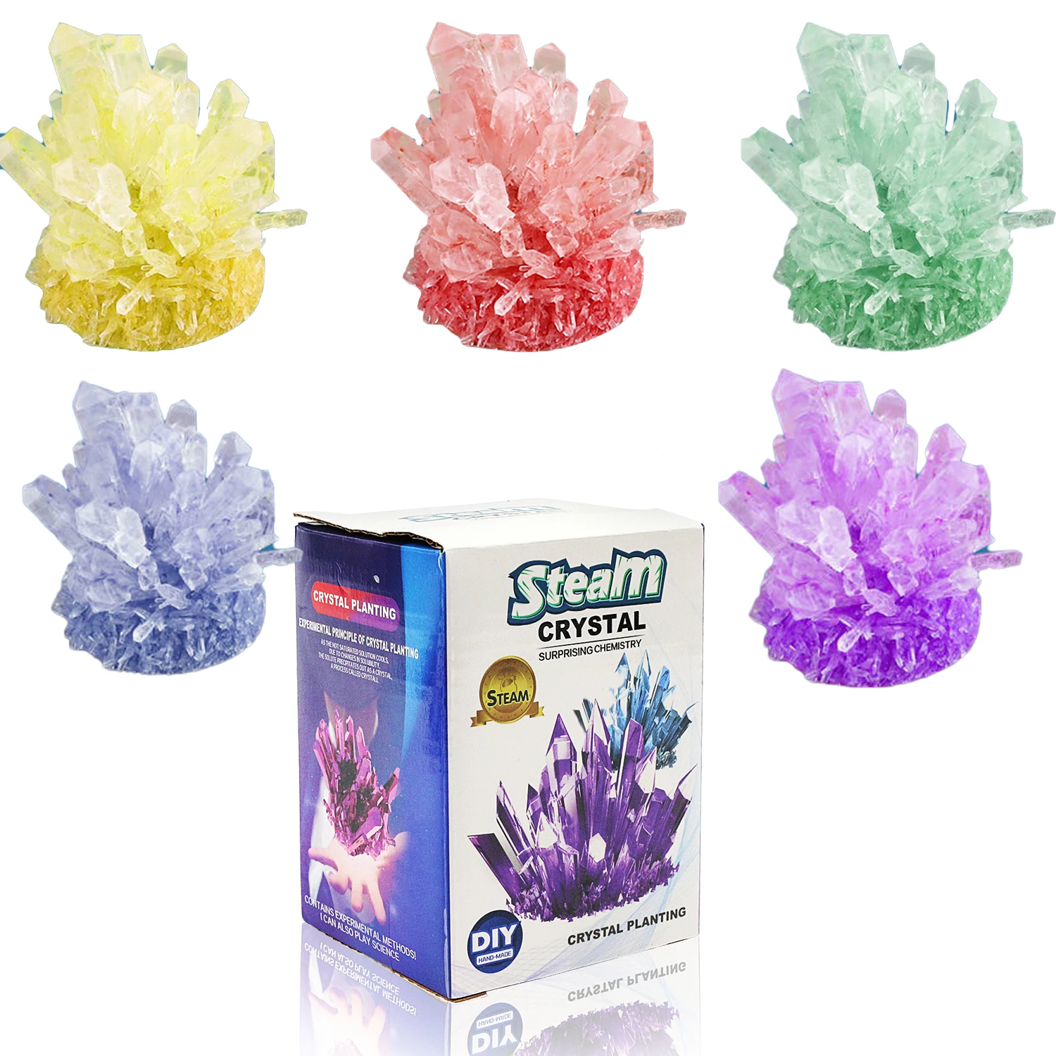 

Children's crystal planting scientific experiment, handmade DIY production, cultivating crystal novelty planting toys