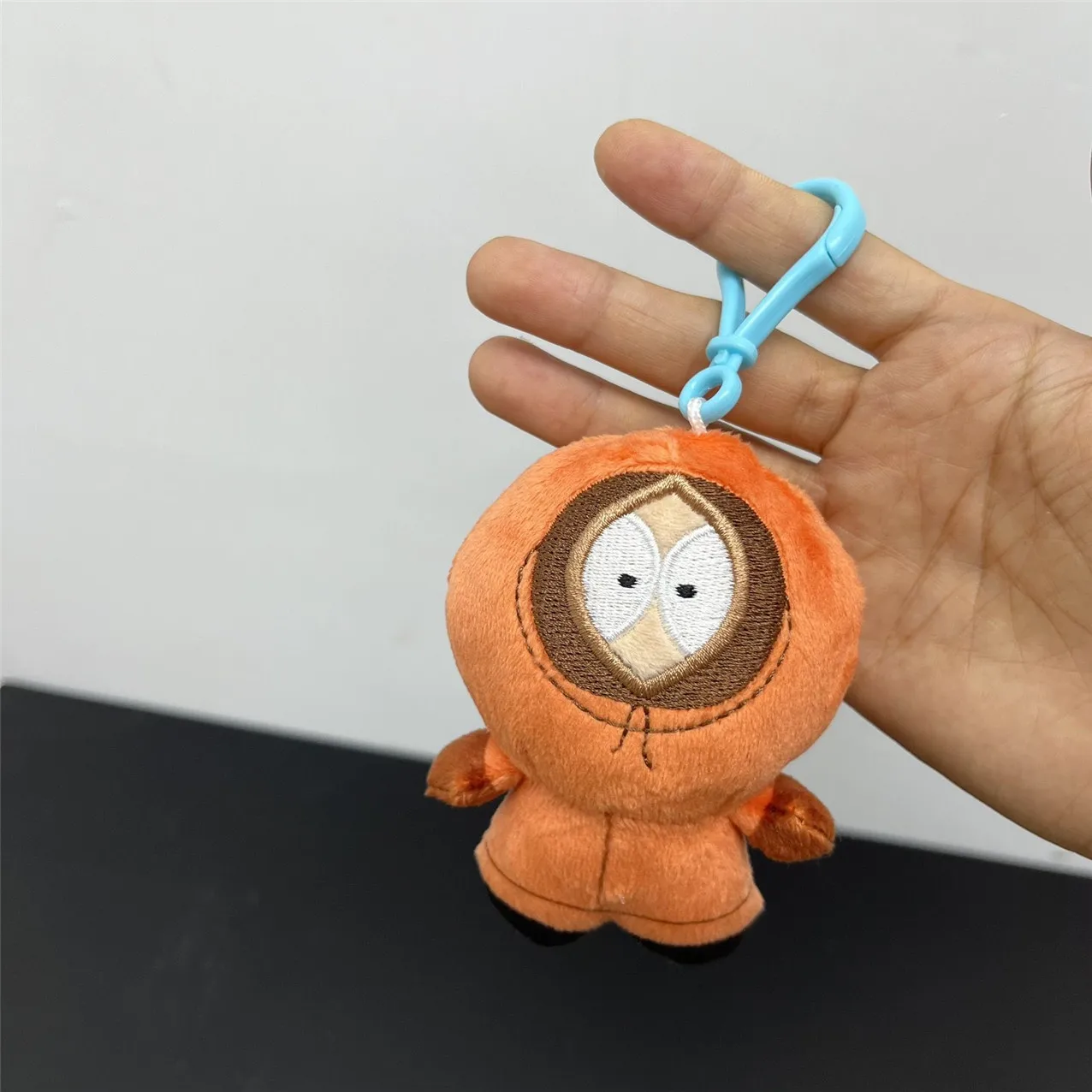 New Cute Anime South Park Kyle Khadou Kenny Plush Keychain Chains Small Pendant Kids Stuffed Toys For Children 12CM