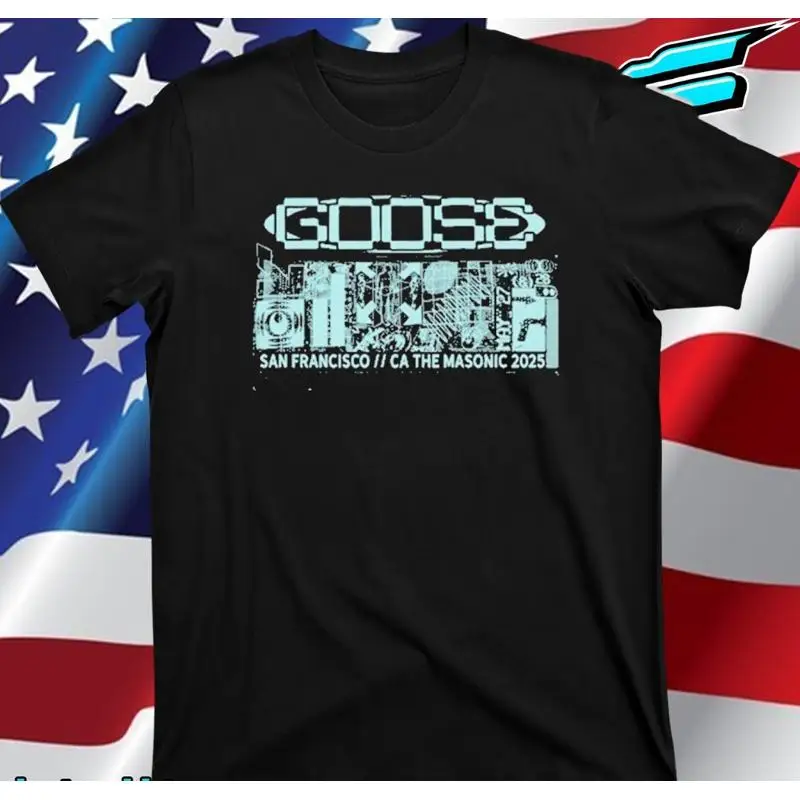 

Черная футболка Hot Goose Band для мужчин S 5XL