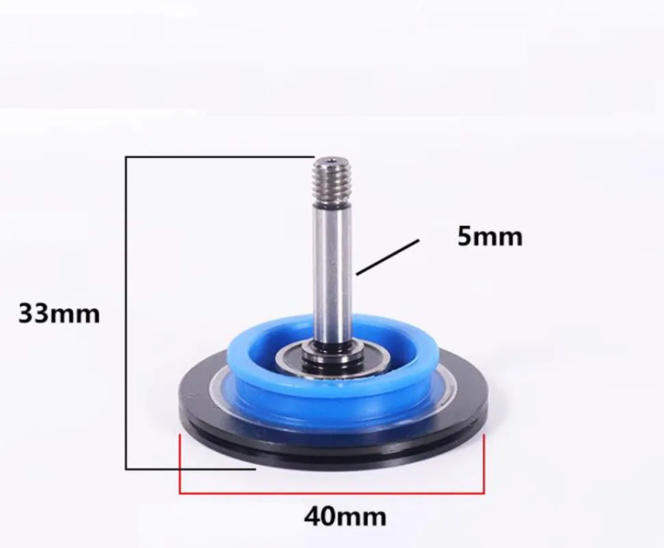 WEDM Wire Cuts Ruby Pulley 1008 Guide Wheel Roller OD40*L33mm 2Pcs for WEDM Wire Cutting Machine