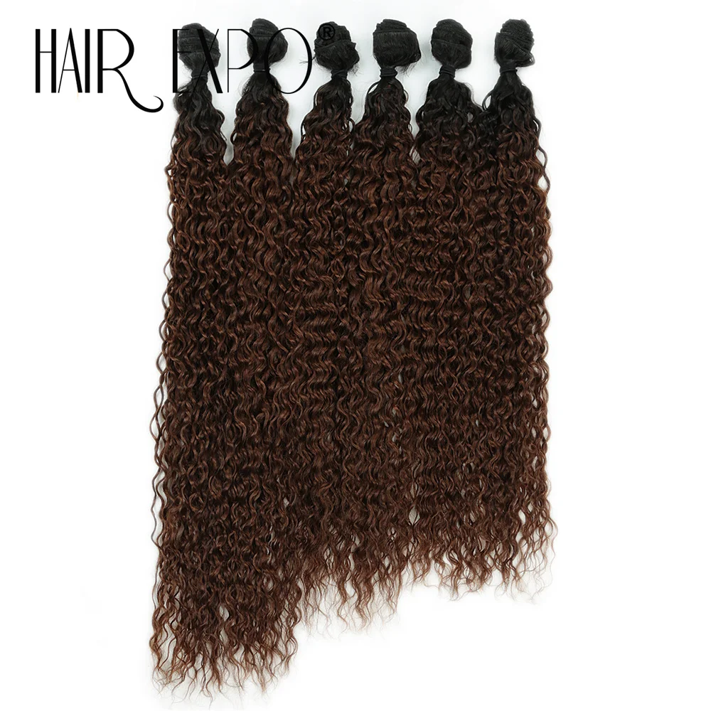 

6 шт., синтетические кудрявые пучки волос, длинные вьющиеся волосы Джерри, волна 22 24 26 дюймов, волнистая волна воды, наращивание волос, термостойкое волокно