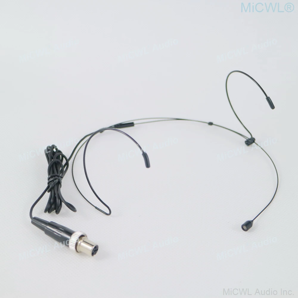 ACT600 Mini Omnidirectional HeadWorn Microphone For MiPro ACT Wireless BeltPack 4-Pin Locking Mini Stage Sing Music Karaoke