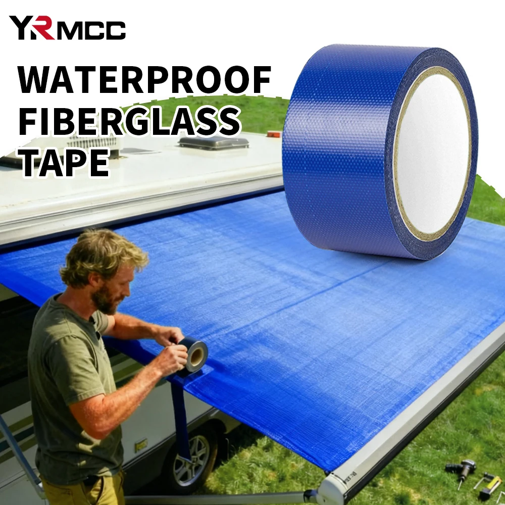 Rv خيمة ملصق القماش المشمع شريط لاصق سيارة التخييم ملحق التصاق قوي التخييم اكسسوارات متنقل Campervan الأدوات #1