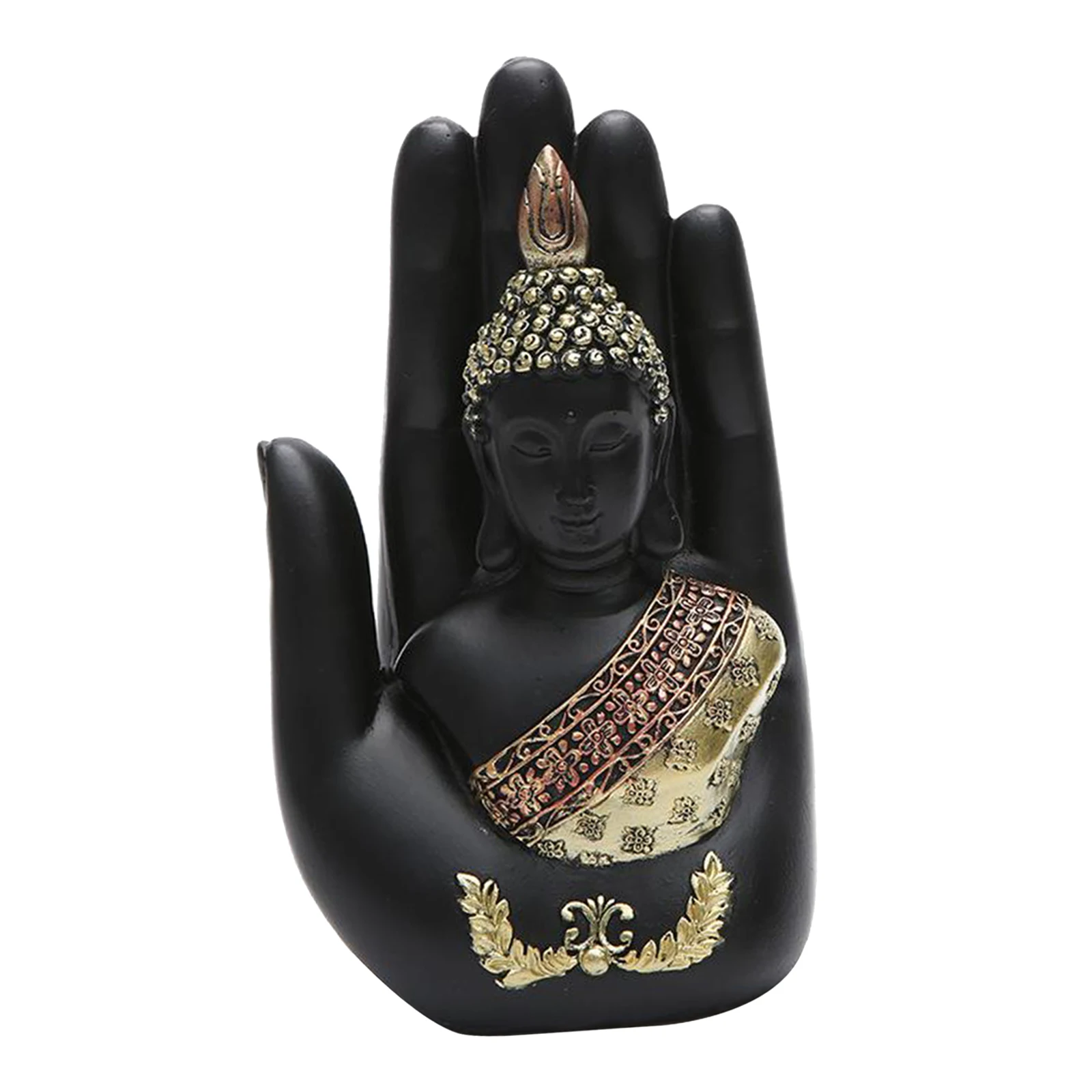 Buddha Sitting Statue Tibet Religion Sculpture Fengshui Figurine Artwork