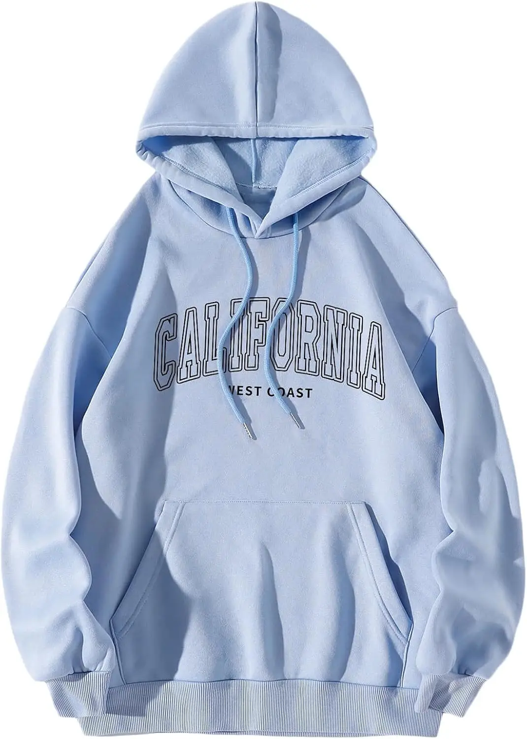 

California Unisex Man Women's Cute Hoodies Graphic Preppy Sweatshirts Long Sleeve Pullovers Fall Outfits With Pocket 100% Cotton