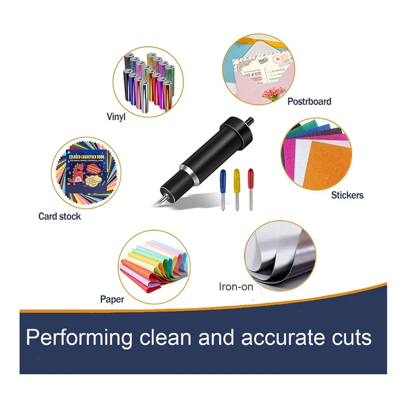 AC62-Fine Point Blade Housing Deep Cut Blade Replacement Compatible With 3 Explore 3 Air 2 For Craft Work Card