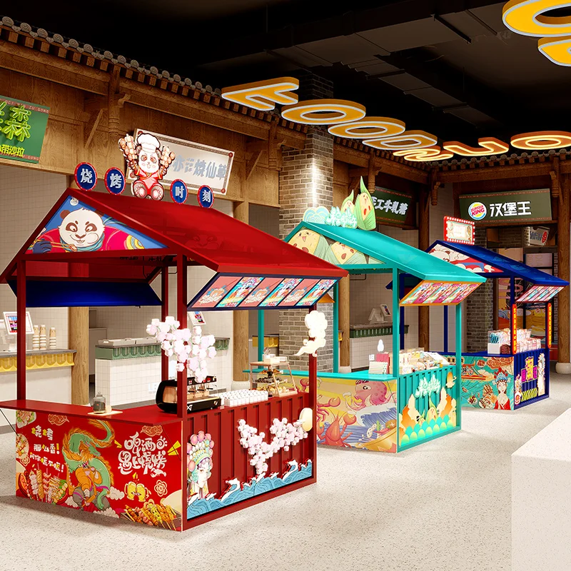 Xinguo Chaofeng Booth Shelf Large Commodity Exhibition Activities Stall Shelf Shopping Mall Night Market Food Festival Shelf