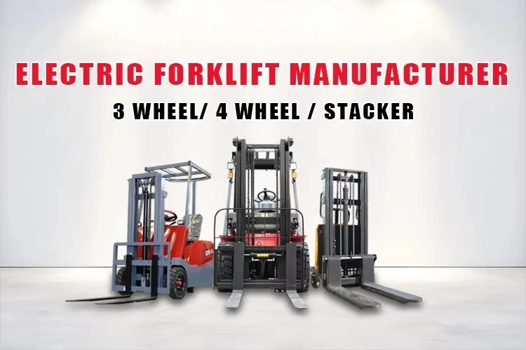 High Quality 3 Ton Electric Forklift All Terrain Forklift AC Motor Extra Long Range Lithium Battery Warehouse Construction