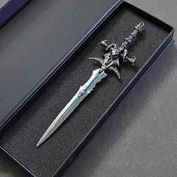 Warcraft WOW Peripheral Lich King Shadow of Sorrow Frostmourne Weapon Model Metal Toy Ornament Sending Children To Friends