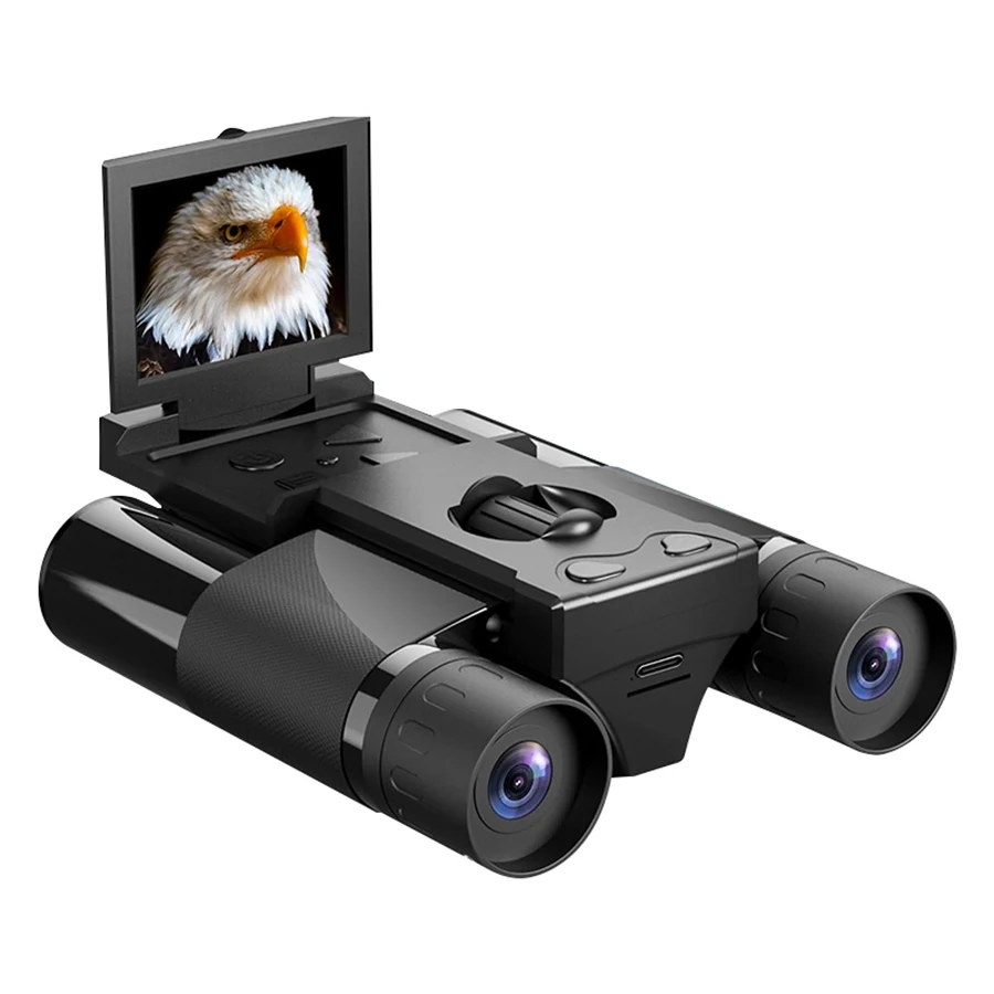 Dt10 Camera En Video Verrekijker Zwart Hd Krachtig, Geschikt Voor Home Video Outdoor Camping Jacht Vogels Kijken