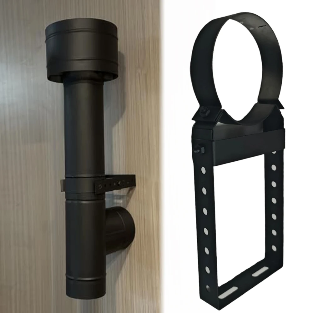 

Adjustable 6 Inch Chimney Pipe Holder Bracket Flue Clamp Wall Mount Support For Wood Stove Pipe Hanger Accessory