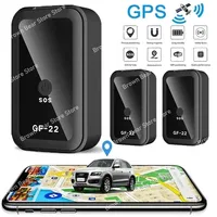 GF-22 Car Tracker Device Strong Magnetic Automatic Alarm Motorcycle Car Mini GPS Trackers Voice Control Anti-Lost Device Locator