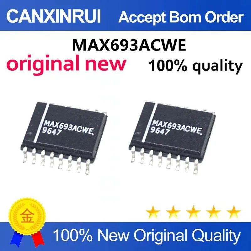 MAX693 MAX693ACWE SOP16 New hot-selling microprocessor monitoring circuit chip can be shot directly