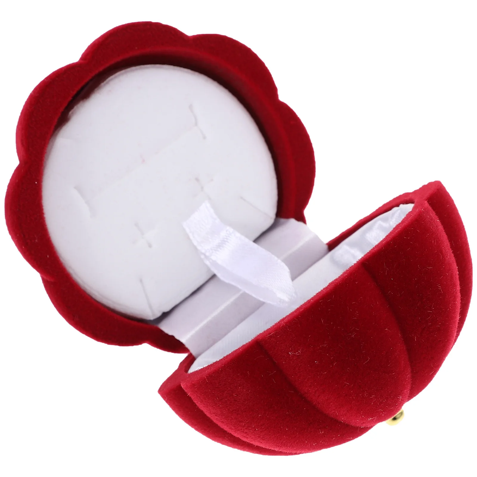 صندوق مجوهرات جميل على شكل يقطين، حامل هدايا مجوهرات خفيف الوزن مدمج لحفلات الزفاف وعيد الحب #3