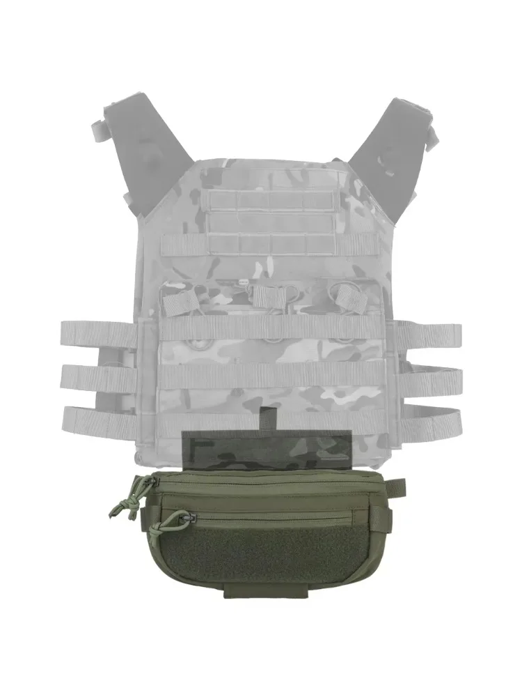 Tactical Drop Pouch Hanger Pouch Compact Abdominal Dangler Pack Quick Release Schoudertas Vest Plate Carrier Airsoft Gear - afbeelding 2
