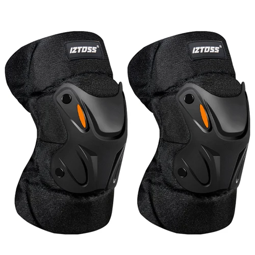 Rodillera de motocicleta para hombres y mujeres, rodillera gruesa y cálida, antichoque, anticaída, armadura de piernas, accesorios de motocicleta