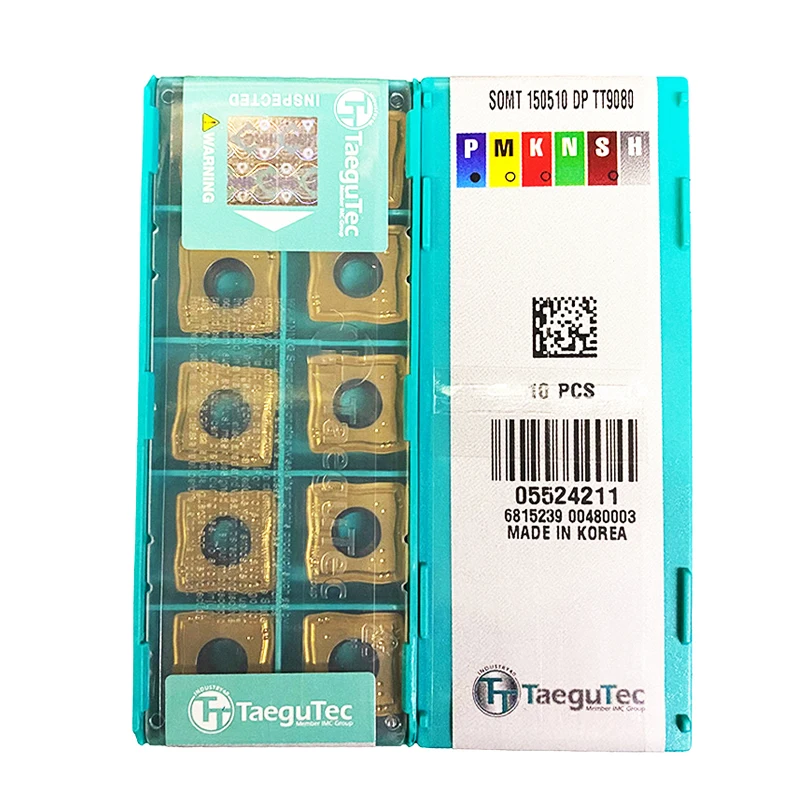 10pcs TaeguTec SOMT050204 SOMT060204 SOMT070306 SOMT08T306 SOMT09T308 SOMT130408 SOMT150510 DP TT9080 TT8020 Drilling Inserts