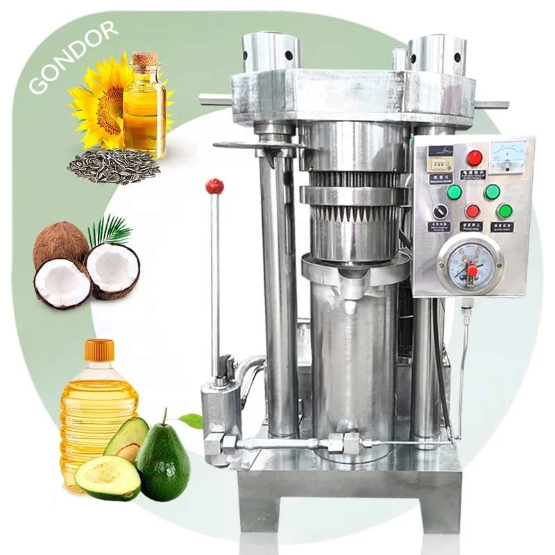 Prensa Hidráulica Comercial para Aceite de Oliva, Aguacate, Sésamo y Manteca de Cacao, Máquina de Extracción en Frío de Italia
