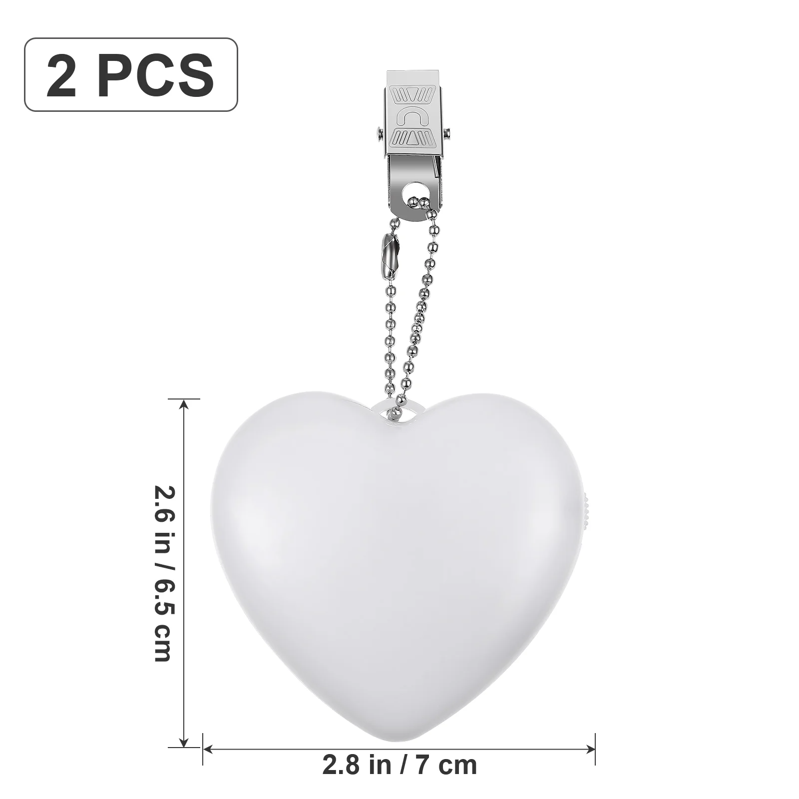 Bolso Bolso Luz Corazón Noche Bolsos Sensor LED portátil Lámpara alimentada por PC activada