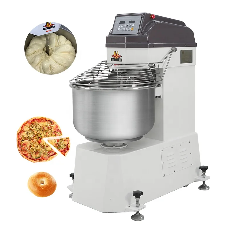 Industrial Commercial Heavy 130L Bread and f Lour Mixer 50kg Powder Spiral Mixer