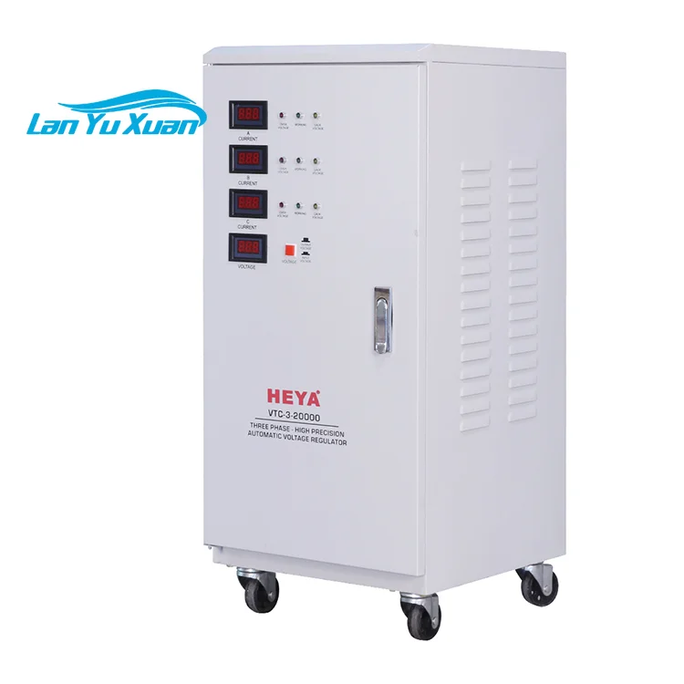 20kw Electron Voltage Stabilizer 3 Phase Servo Motor Automatic Voltage Regulator