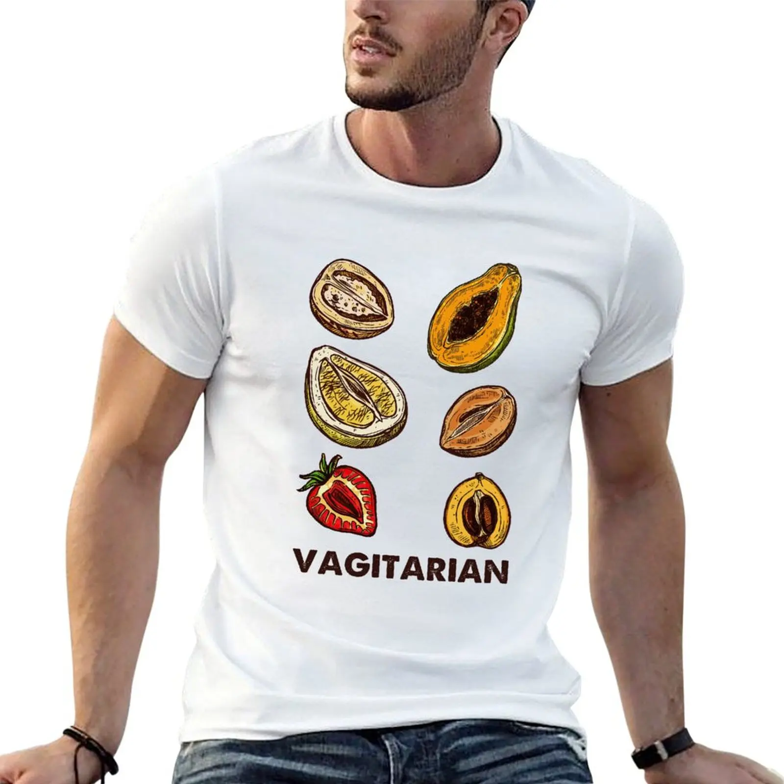 

Vagitarian T-Shirt t shirts for man graphic vintage essential t shirt T-Shirt